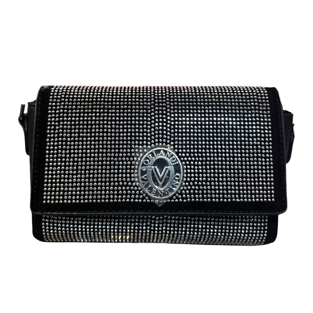 Valentino Orlandi NWT Black Studded Crossbody - Picture 12 of 12